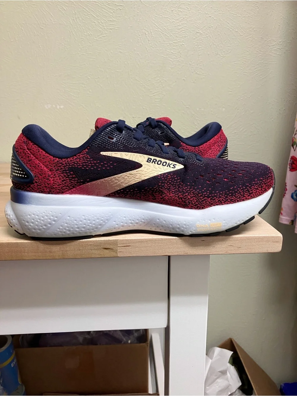 Brooks Ghost Women's Running Shoes — Pink/Navy